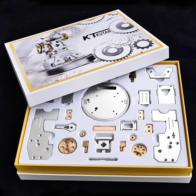 Modelo de adorno de punzón eléctrico, nicho de alta gama, escritorio de oficina de alta gama, modelo mecánico de Metal, regalo artesanal