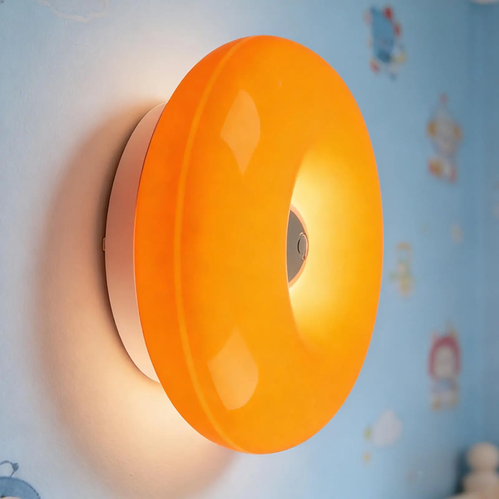 Donut Shape LED Table Lamp, Dimmable Warm Ambient Night Light for Bedroom, Living Room, Home Decor, Creative Gift