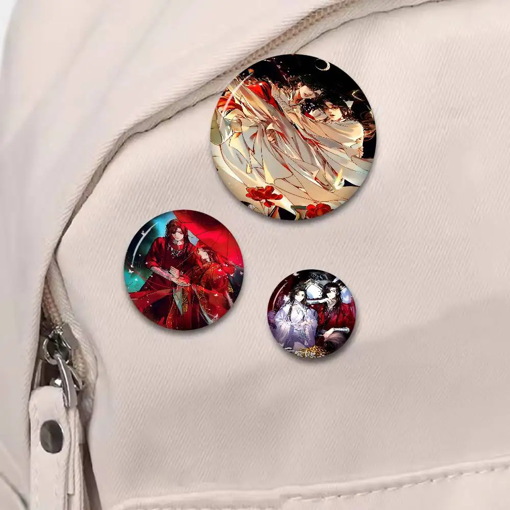 Tian Guan Ci Fu H-Heaven Official Blessing 58mm Animals Funny Brooches Badge Backpack Clothes Gift Accessory