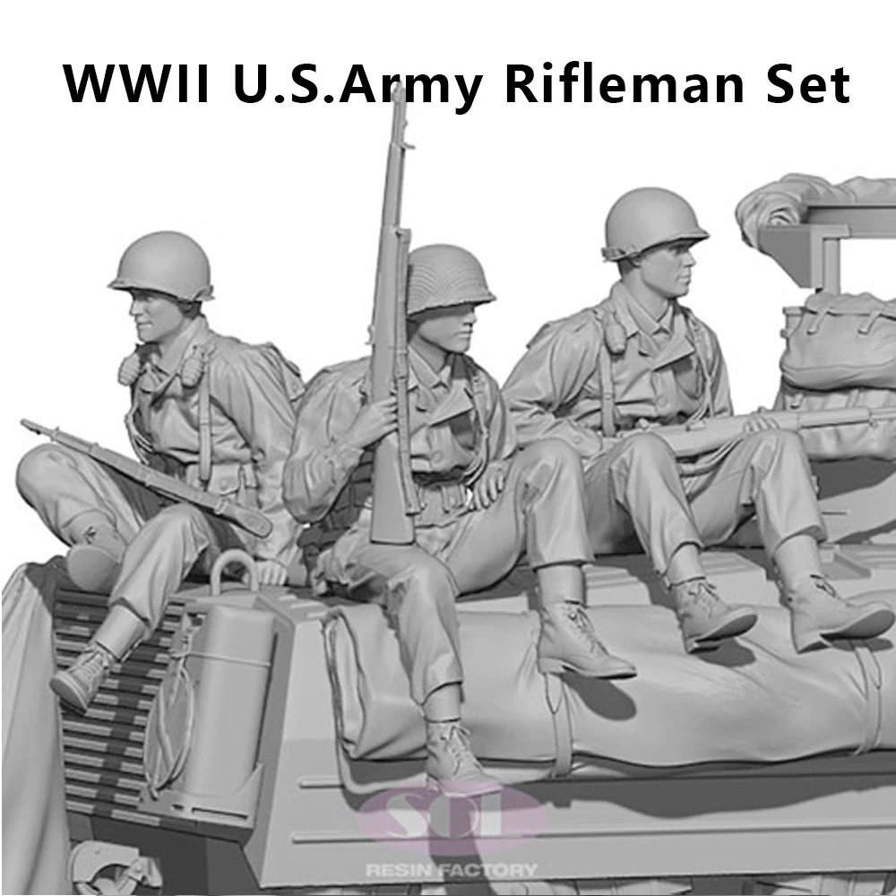 1/35 U.S.Army, Resin Model figure soldier,  Military themes, Unassembled and unpainted kit