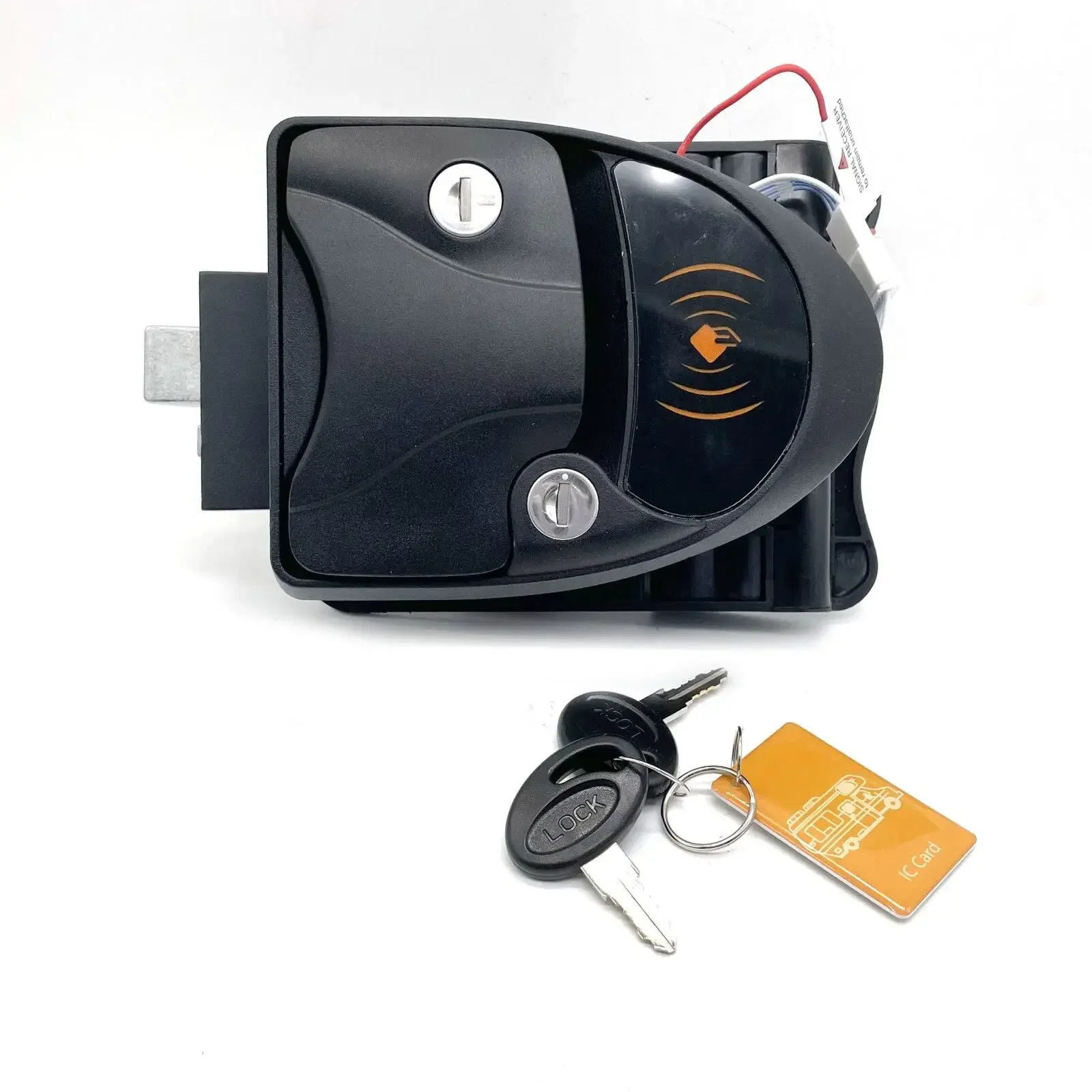 

IC Card Wireless Remote Control RV Entry Door Latch Zinc Alloy RV Door Lock for Caravan Camper RV