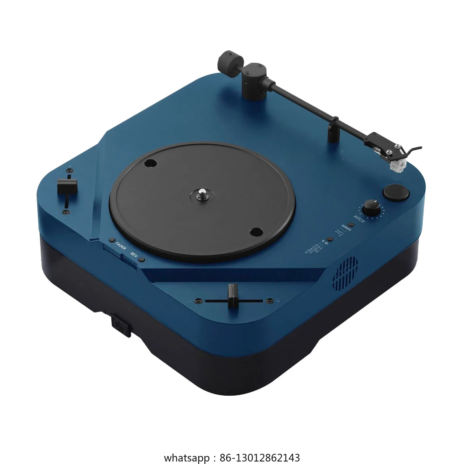 

НОВЫЙ Портативный 7-дюймовый проигрыватель виниловых пластинок с двойным фейдером, сменным стилусом и защитой от царапин