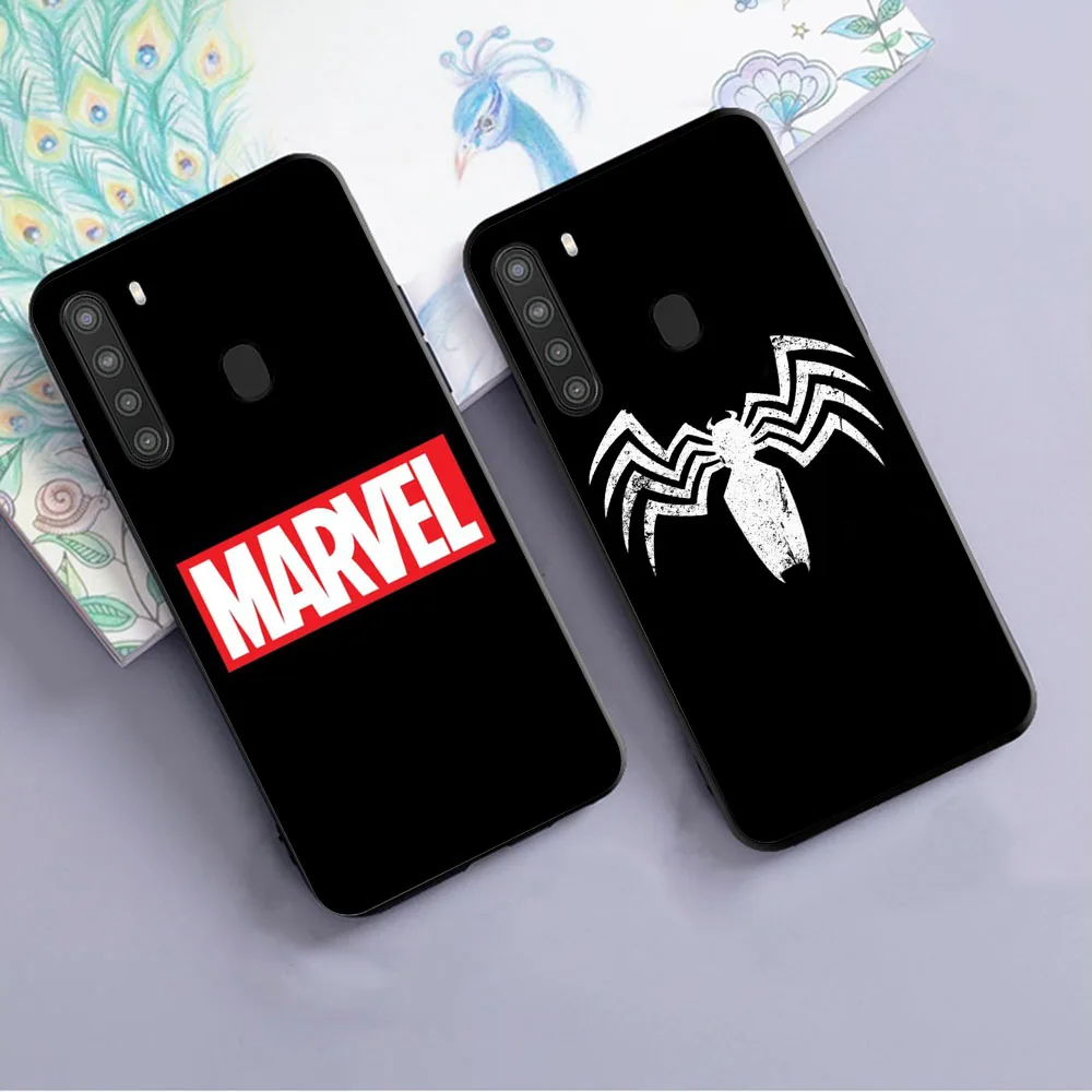 Marvel Cover for Samsung A03 A03S A13 A33 A53 A73 A01 A11 A21S A31 A51 A71 Black Phone Case