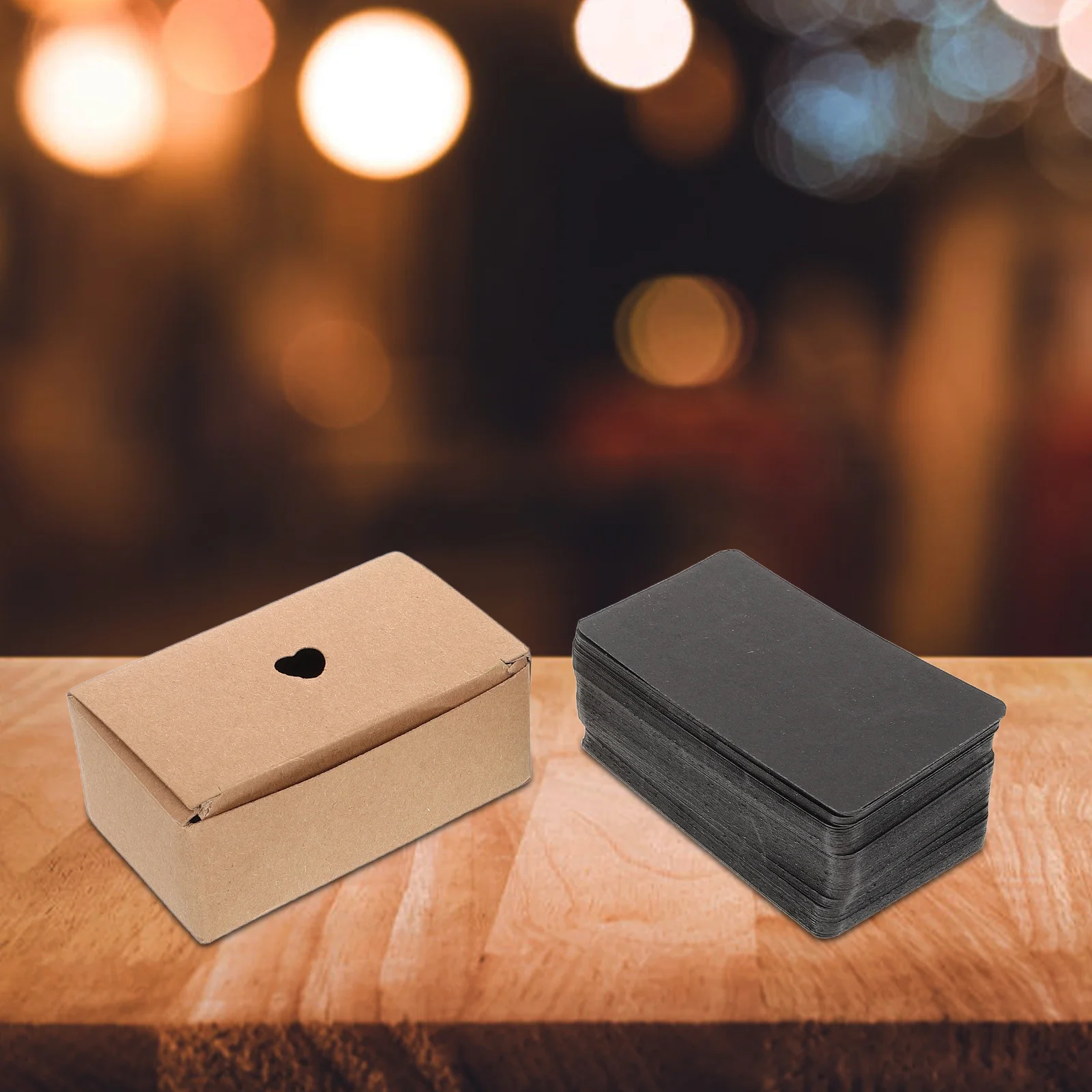 100 szt. Czarne, puste karty indeksowe, kartki do gry, rękodzieło, DIY, wytrzymałe, do pisania, nauki, rozrywki, kolekcjonowania, puste karty do gry.