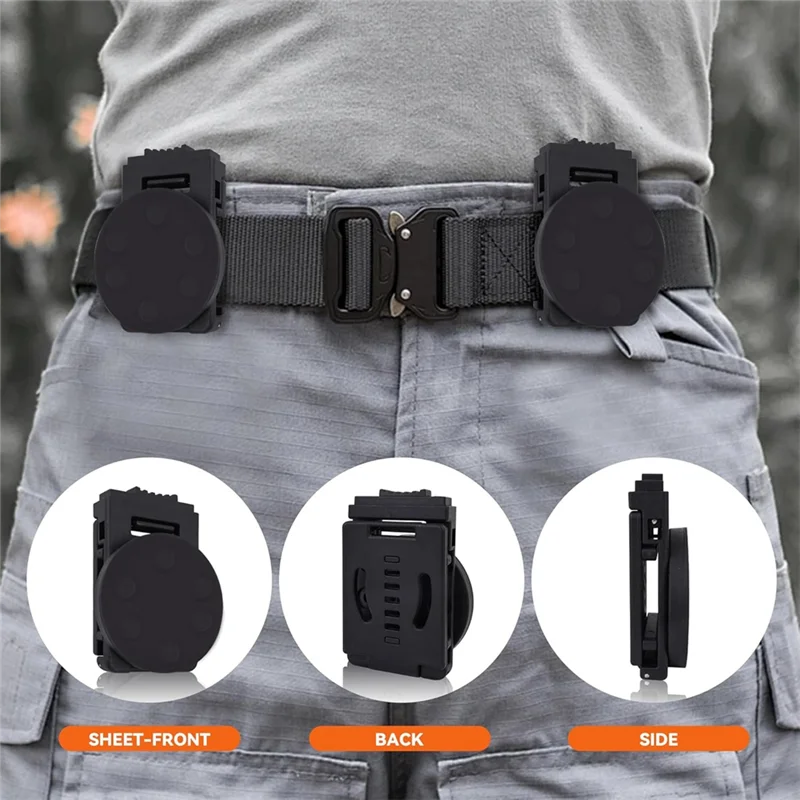 

A04G-4Pcs Tool Holster Belt Clip Magnetic Tool Holster With Belt Clip-Magnetic Tool Holder For Belts For Screwdrivers