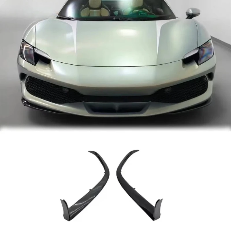 

High Quality for 296 GTB GTS Dry Carbon Fiber Oem Style Front Bumper Lip Anterior Lip Body Kit