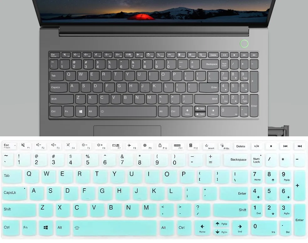 Silicone laptop Keyboard cover Skin  Protector  for LENOVO thinkbook 15 gen 5 4 3 2 Thinkbook G2 15.3'' 15-ARE 15-ITL 2023 15p
