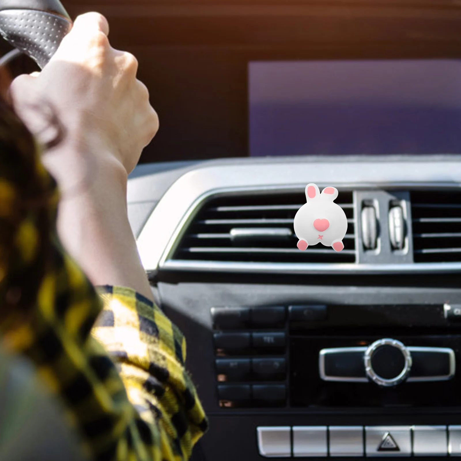 

Decorate Aromatherapy Decoration Plugin Miss Cute Car Air Freshener Vent Clip Plaster Scents Clips