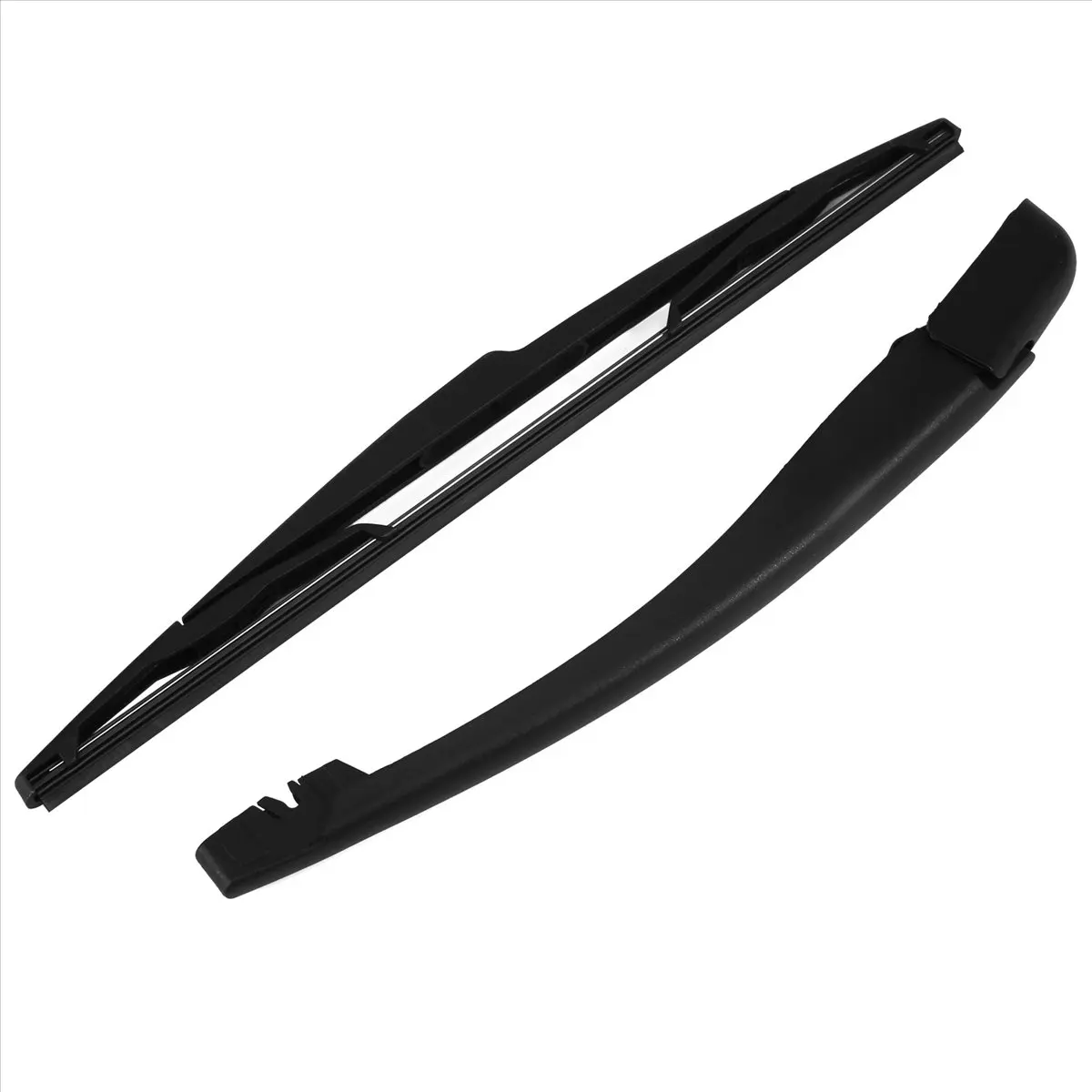 Compatible Brushes + Wiper Blade Arm Black for Car Rear Bezel PEUGEOT 307 SW / ESTATE
