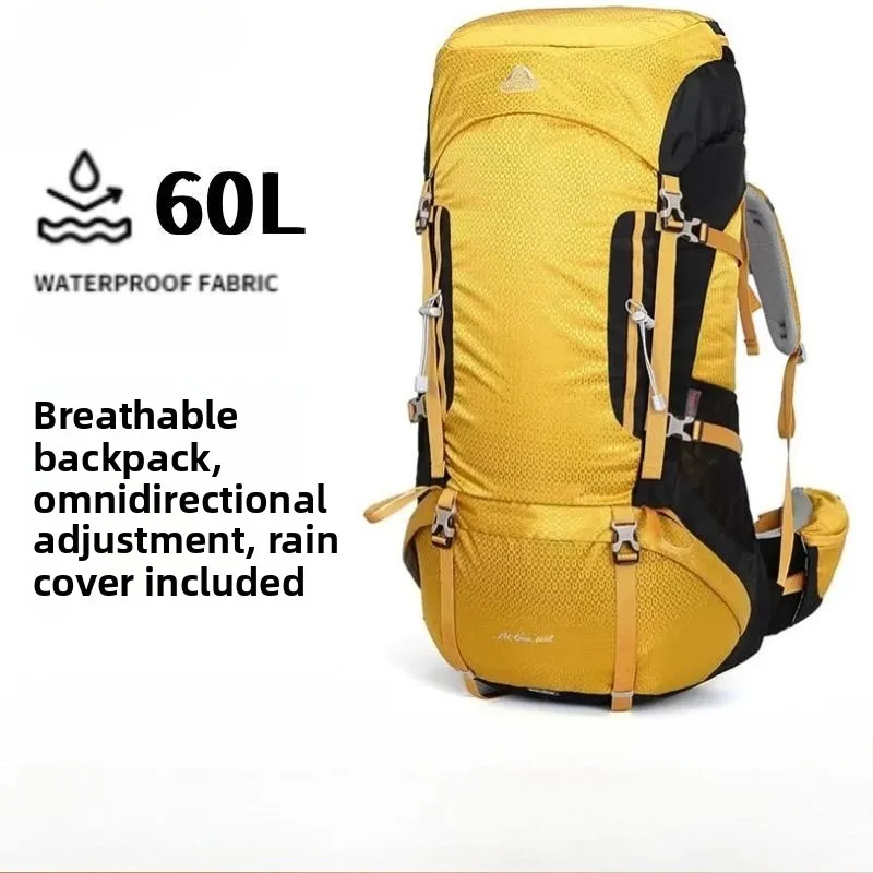 

Genuine Professional Outdoor Hiking Bag Multifunctional 60L Backpack, Hiking Equipment