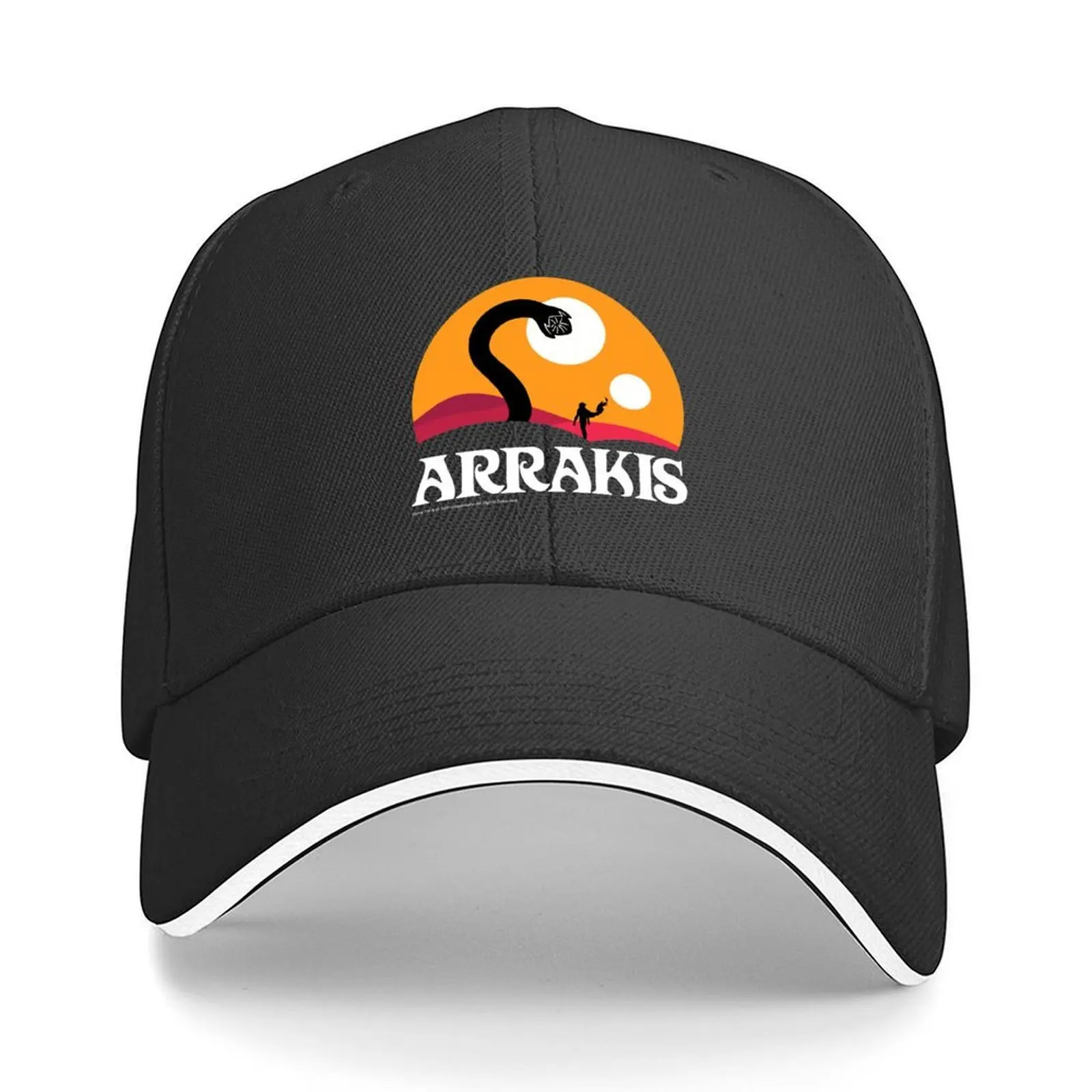 

Fear Is The Mind Killer, Orange Arrakis Baseball Cap Winter hat sun caps Male hat Beach Outing Woman Hats Men's