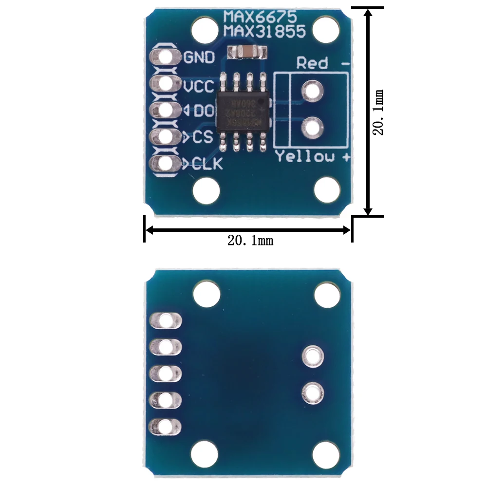 Imagem -03 - K-tipo Termopar Temperatura Sensor Max31855 Módulo 0800 Graus de Medição de Temperatura para Arduino