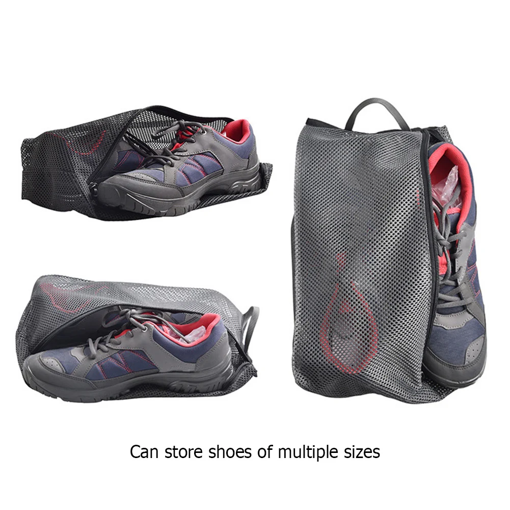 Shoes Holder Bags Mesh Storage Pouch Multifunction Travel Packing Bags Large Capacity Breathable for Diving Surfing Swimming