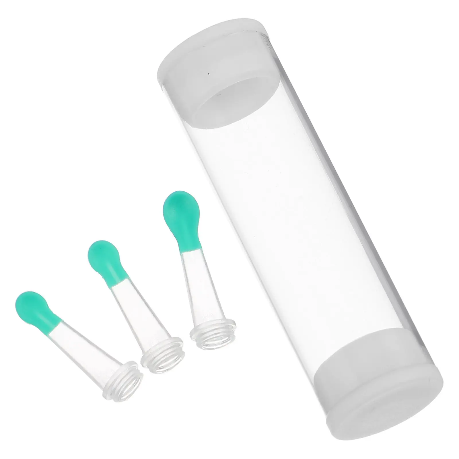 3pcs Ear Cleaning Spoon Replacement Tips Soft Silicone Protective Covers for Ear Wax Removal Tools Home Use Health Care