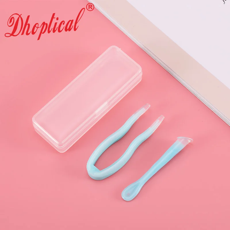 20 Pieces Contact Lens Stick Tool Tweezers Set Suction Stick with Soft Tip Colorful by dhoptical