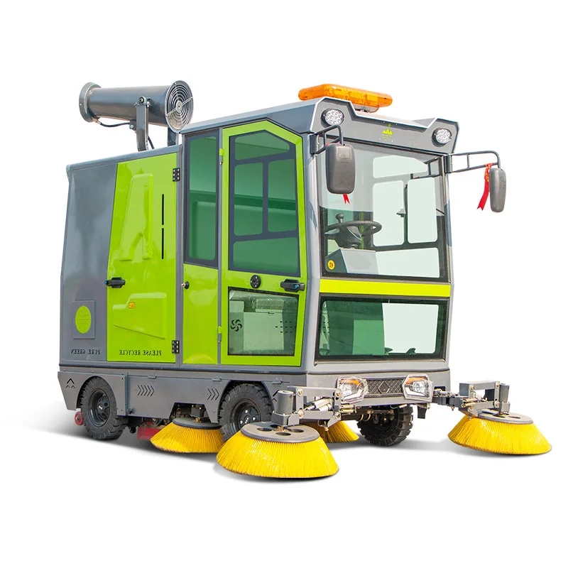 Road sanitation electric sweeper, industrial sweeper for factory workshop