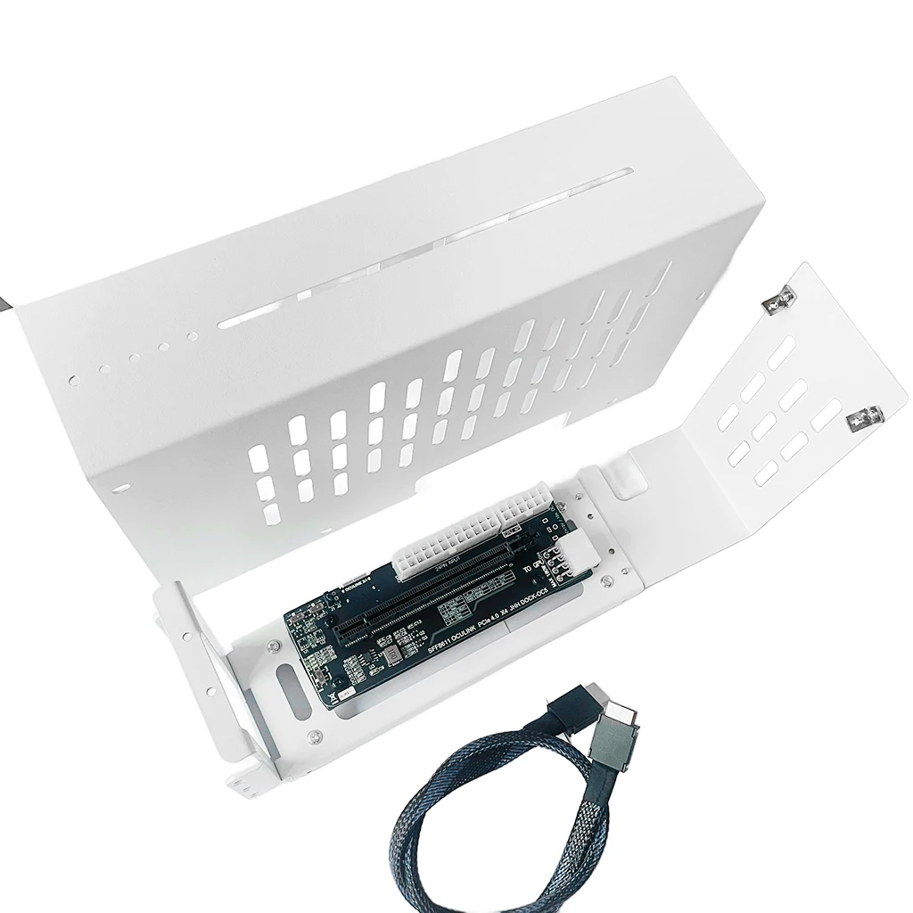 لأجهزة الكمبيوتر المحمول eGPU حافظة SFF 8611 Oculink M.2 بطاقة الرسومات الخارجية GPU حامل قفص الاتهام PCIe 4.0X4 Gen4 دفتر GDP NUC بطاقة محول