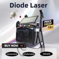 2026 4-in-1 Diode Ice Titanium Laser Hair Removal Machine 4000W 755 808 1064 940nm Body Hair Removal with 4 Wavelength Options