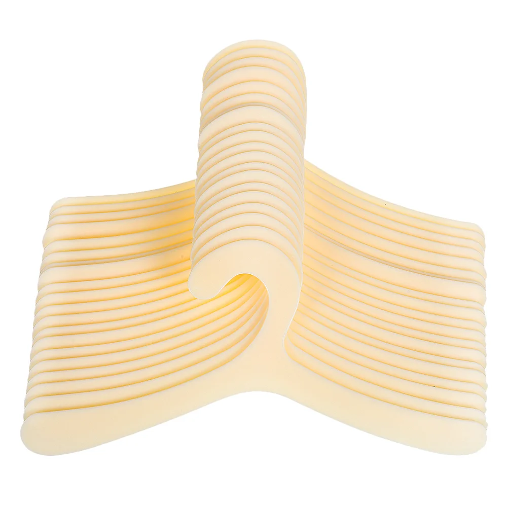 Perchas de plástico para ropa de mascotas, estante de ahorro de espacio de tamaño pequeño para perros y gatos, organizador de ropa, almacenamiento, perchas pequeñas para mascotas, 20 piezas