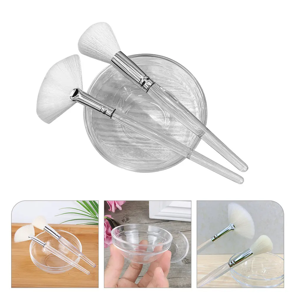 Kit de Limpeza Facial Espumante: Escova Geradora de Espuma, Tigela de Vidro e Ferramentas de Salão para Cuidados com a Pele e Limpeza de Poros