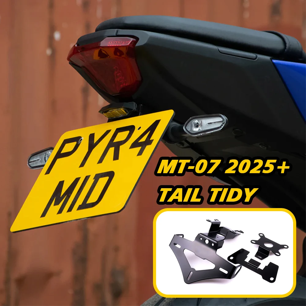 

For YAMAHA MT-07 2025 Tail Tidy Plug and Play License Plate Holder MT07 2025 accessories