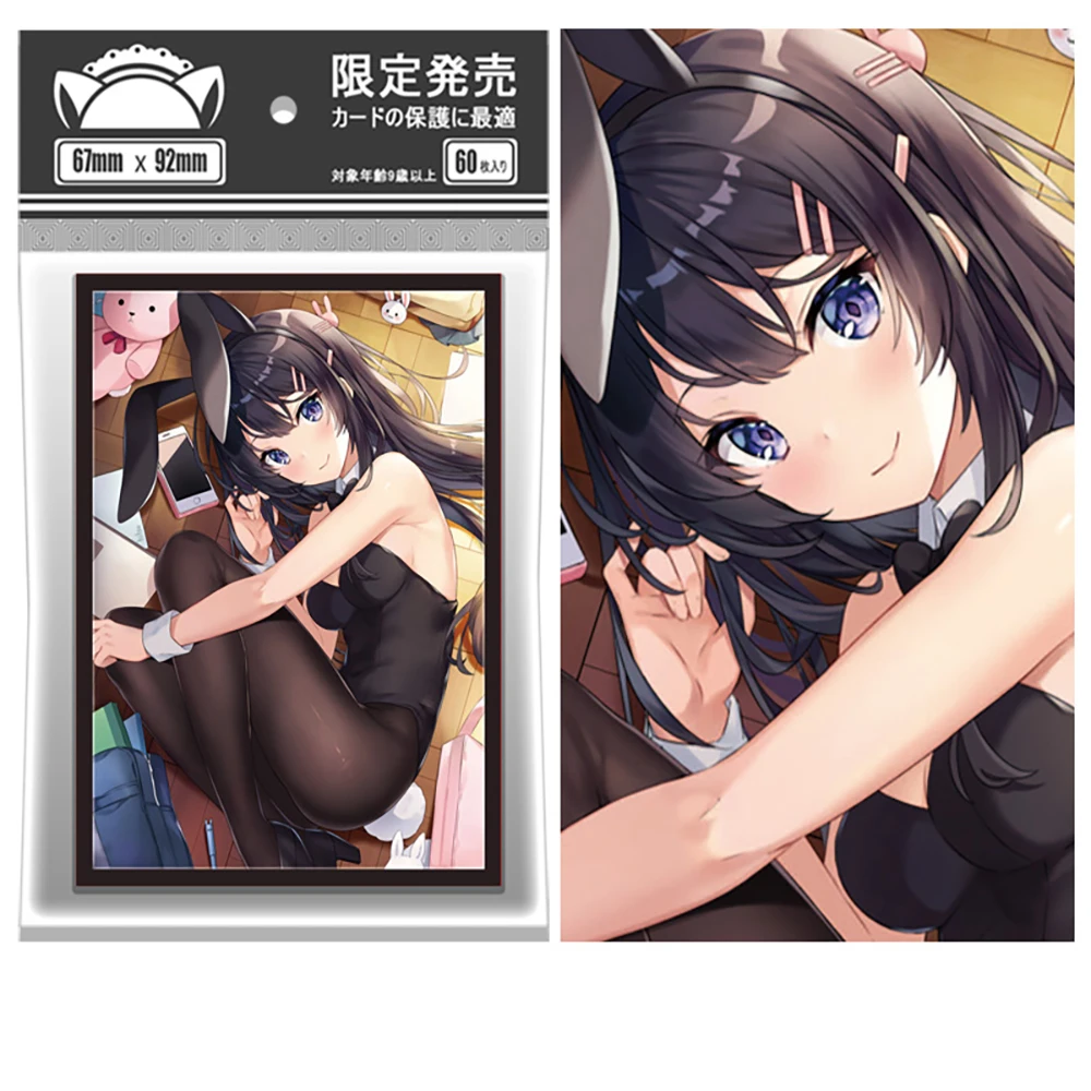 60 قطعة أنيمي الجوهر Quintuplets حافظة بطاقات Sakurajima ماي ريم إميليا بطاقة حامي غطاء PTCG 67X92mm هدية عيد