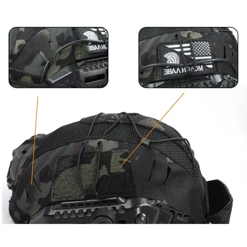 MT2.0 Ski Helmet Protective Cover Cloth Tactical Helmet Cover for FMA TMC MTEK - Durable Accessory for Headgear Protection