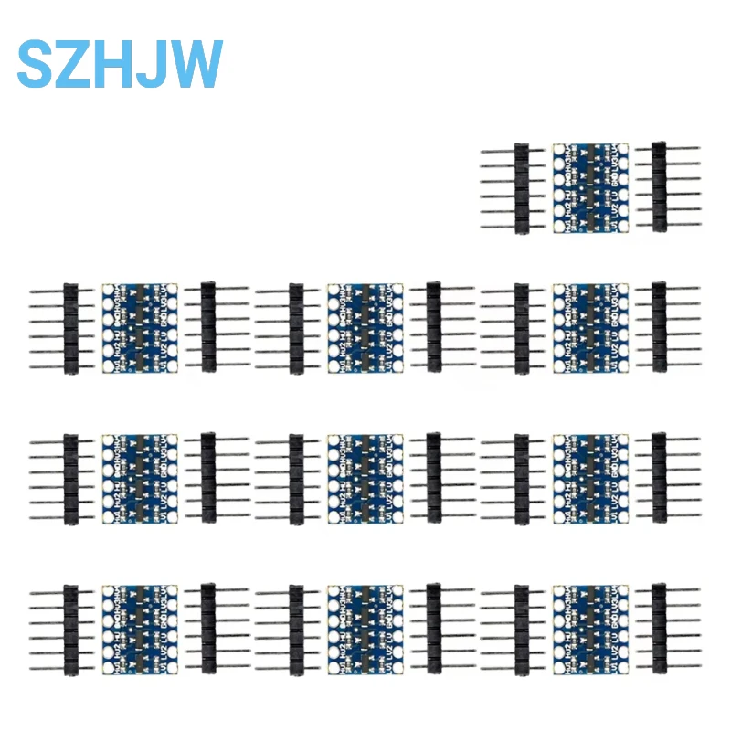 1-100pcs 4 Channel IIC I2C Logic Level Converter Bi-Directional Module 5V to 3.3V