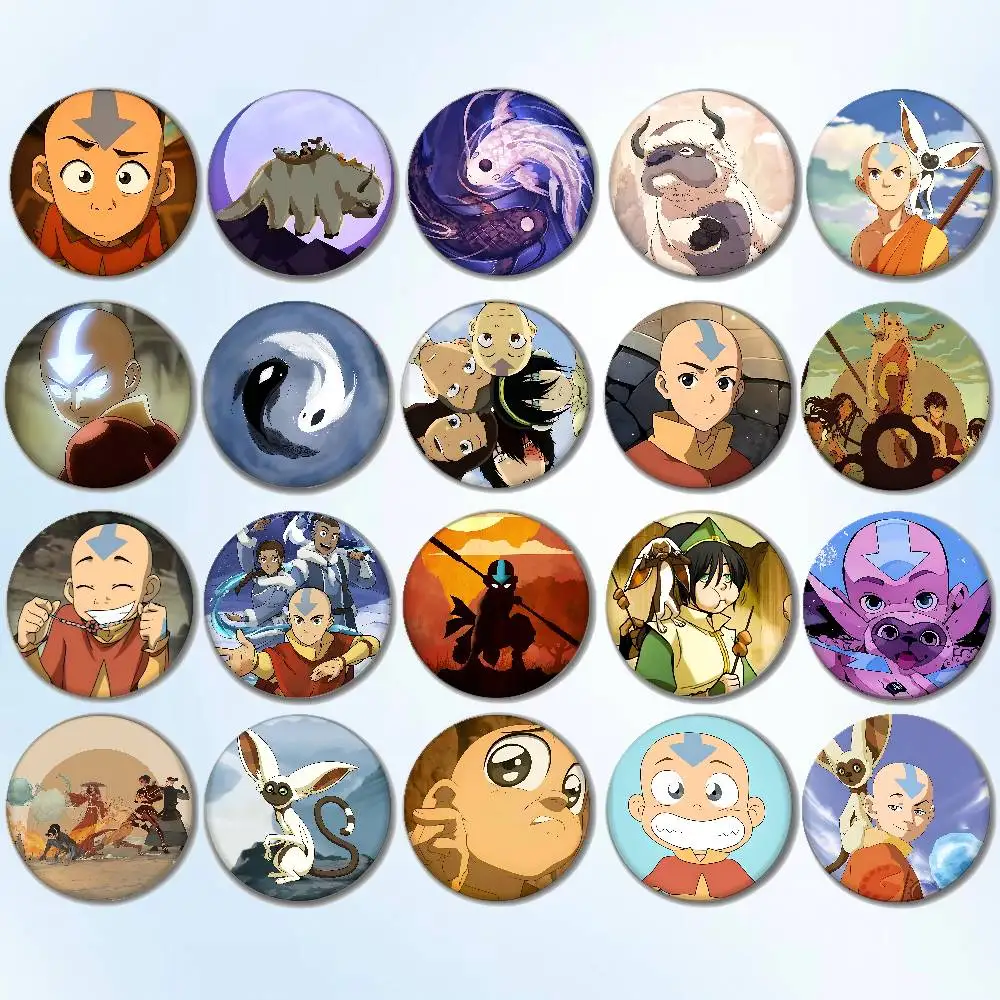 أنيمي الصورة الرمزية آخر شارات لينة زر شارة بدبابيس الاكريليك بروش مستدير على ظهره اكسسوارات الديكور #1