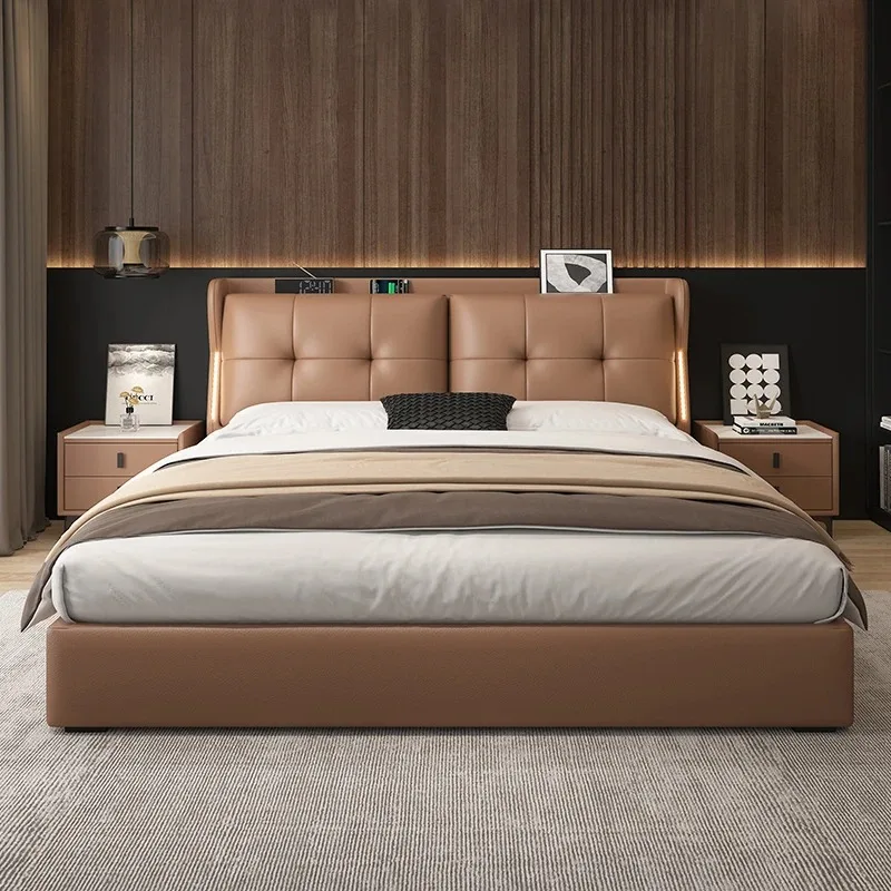 

Princess Bedroom Bed Double Single Luxury Children Modern Multifunctional Massage Bed Sleeping Muebles Lounge Suite Furniture
