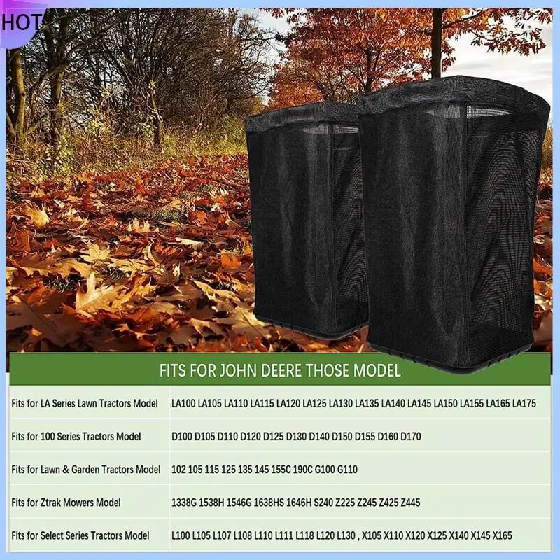 

B45C AM101602 Lawn Mower Grass Bag Replacement Parts For John Deere 100 Series L110 X110 125 D100 LA120 Z225 Z245 Z425 Z445 , 2P