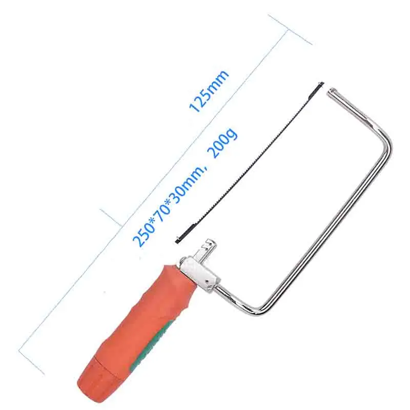 ขนาดเล็กเลื่อย Saw โบว์ Hand Saw อุปกรณ์เสริม Hand Saw Blade Alloy สแตนเลสปากเครื่องมือช่างทันตกรรมพลาสเตอร์ Saw