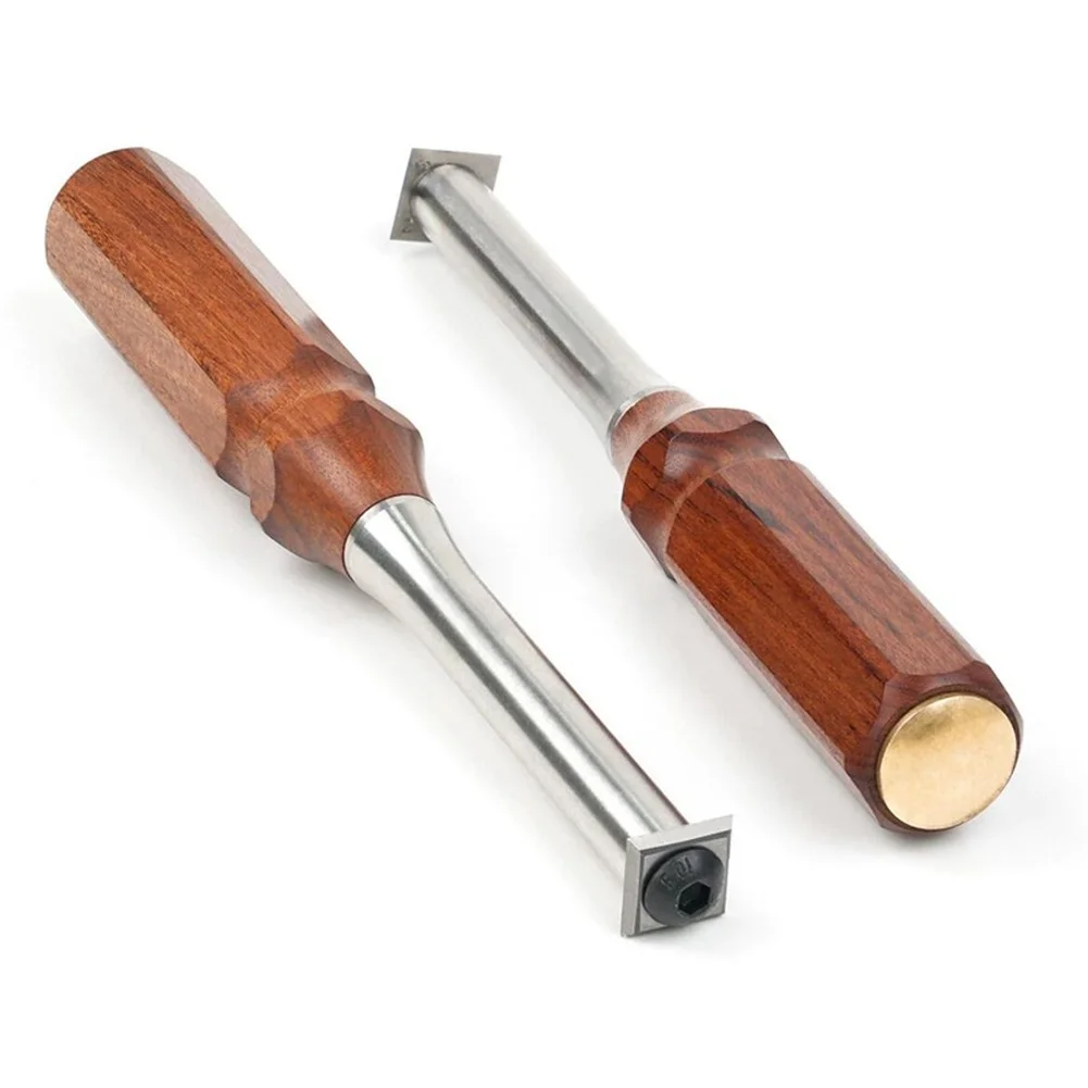 1Pc Woodworking Scraper Tool Hard Alloy Rosewood Handle For Glue Removal Chisel Deburring Carpenter Accessories
