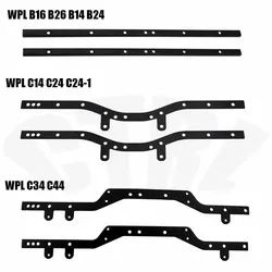 Trave laterale del fascio del telaio del telaio del telaio della trave del metallo dell'automobile di Rc per WPL 1/16 B14 B24 B16 B36 C14 C24 C34 C44 parti di aggiornamento dell'automobile