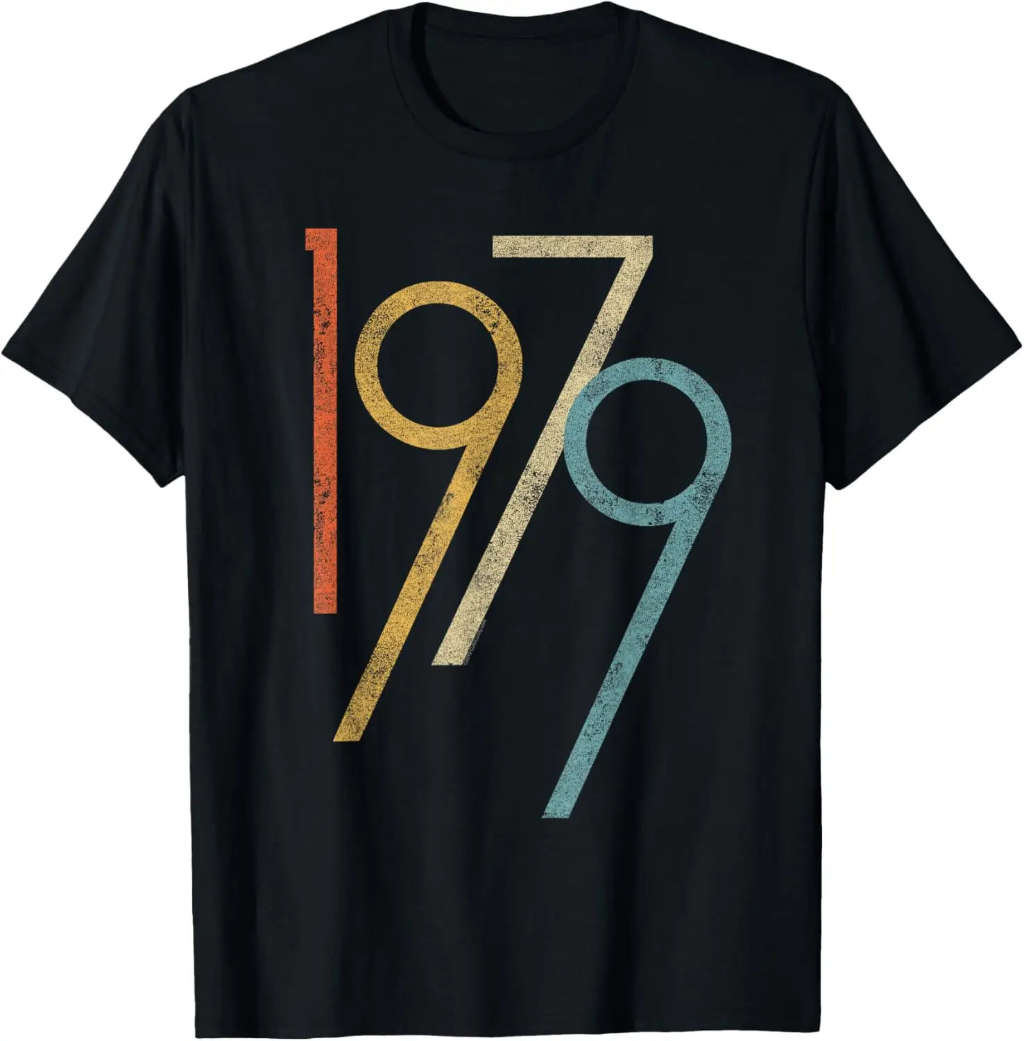 

Vintage 1979 Birth Year Gen X 80s Millennial Birthday Number T-Shirt