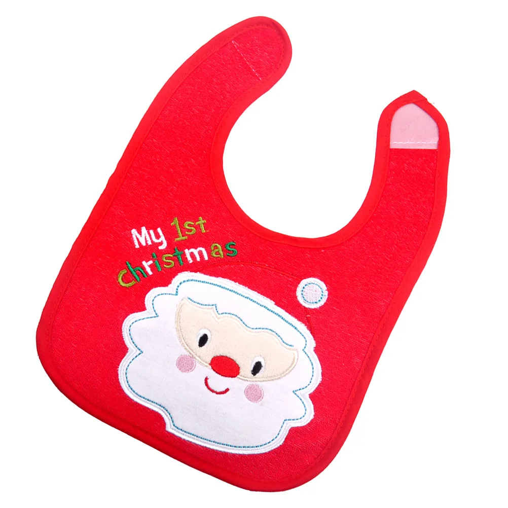 

1pcs Baby Bibs Soft Fabric Feeding Drooling Protection For Newborn Toddlers Lunch Saliva Towel Simple Bib Infant Accessories