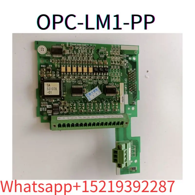 second-hand LIFT frequency converter PG card LM1S elevator synchronous frequency divider card OPC-LM1-PP SA537244-02 tested ok