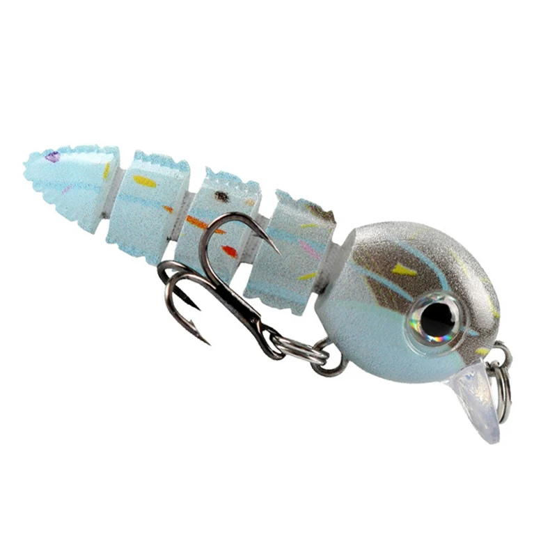 Przynęta wędkarska Multi Jointed Swimbait 5.5cm/4g Crankbait Realistyczne twarde przynęty na ryby Zestaw małych przynęt wędkarskich Woblery Tackle — zdjęcie 7