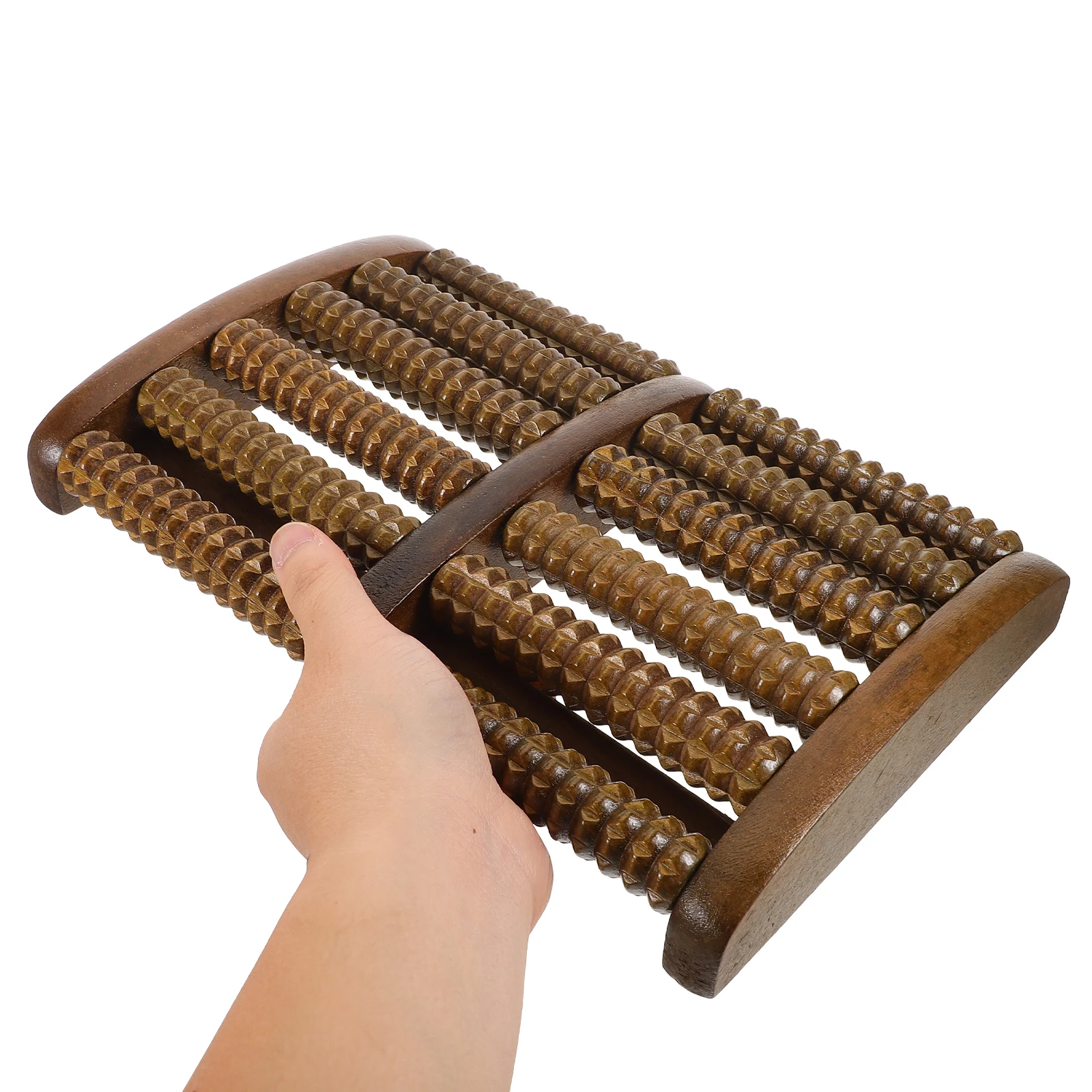 

Деревянный ролик для массажа ног - Стимулятор акупунктурных точек из натурального дерева для терапии меридиан - Портативный ручной массажер для ног для дома