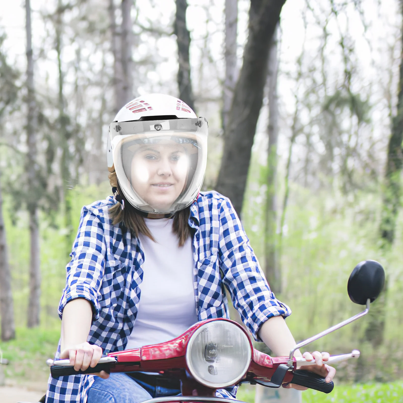 

Motorcycle Lenses Motorbike Cover Helmets Outdoor Safety Visor Accessories Sun Protective