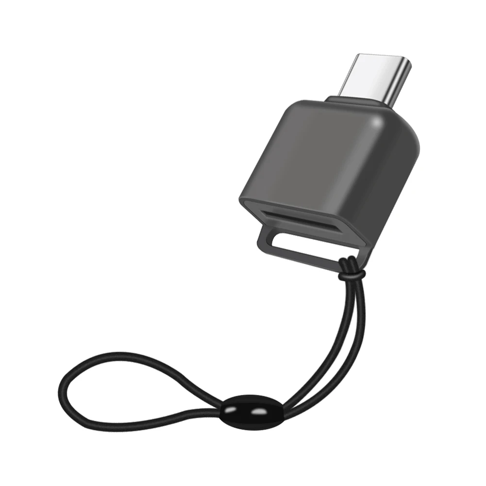 

Устройство для чтения карт памяти Micro SD/TF типа C, устройство для чтения карт памяти USB C TF с ремешком, адаптер для чтения карт памяти USB C, цинковый сплав для ноутбука, планшета, телефона