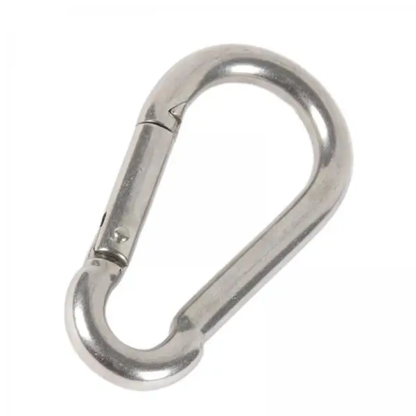 Outdoor Carabiner Clip 316 Stainless Steel Quick Link Snap Hook Keychain Hanging Buckle for Fishing Hiking
