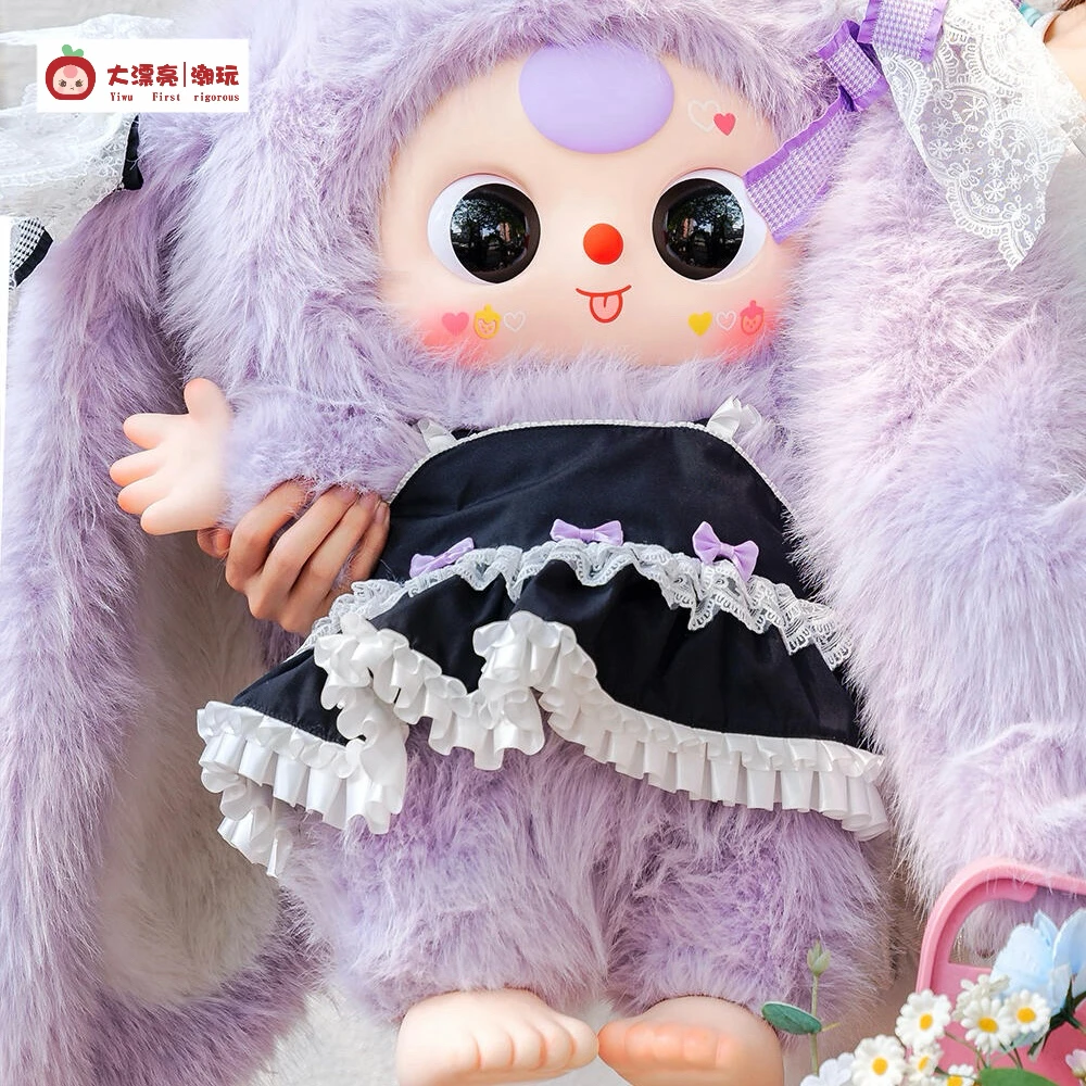 الأصلي 70 سنتيمتر Babythree 1000% الجيل الثاني أفخم دمية العصرية صندوق أعمى جميلة الفينيل الوجه لينة ألعاب من نسيج مخملي 2.0 طفل ثلاثة V2