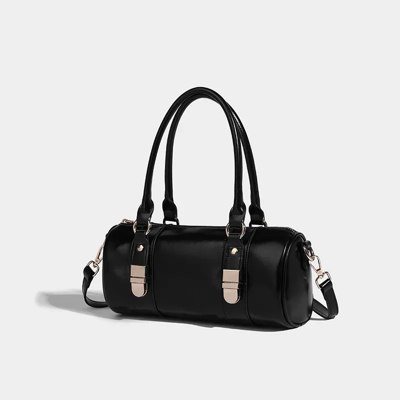 Bolso de mano tipo Boston para Mujer, bandolera de diseño simple, a la moda, para oficina, primavera, 2024