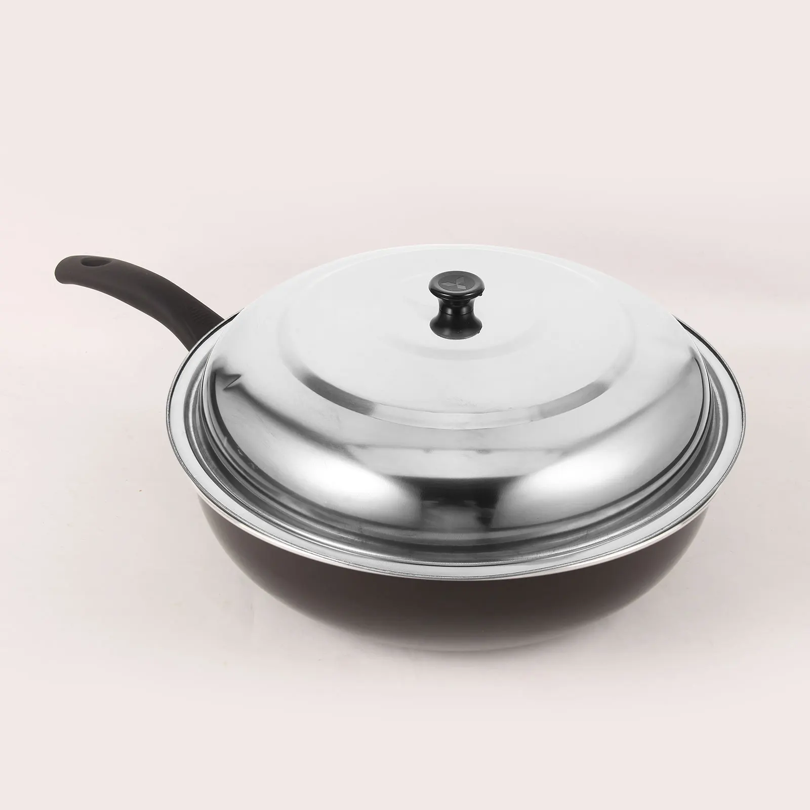 

Thickened Stainless Steel Pot Lid Bbq Accessories Pan Replacement Covers Lids Wok for Pots Round Dome Universal