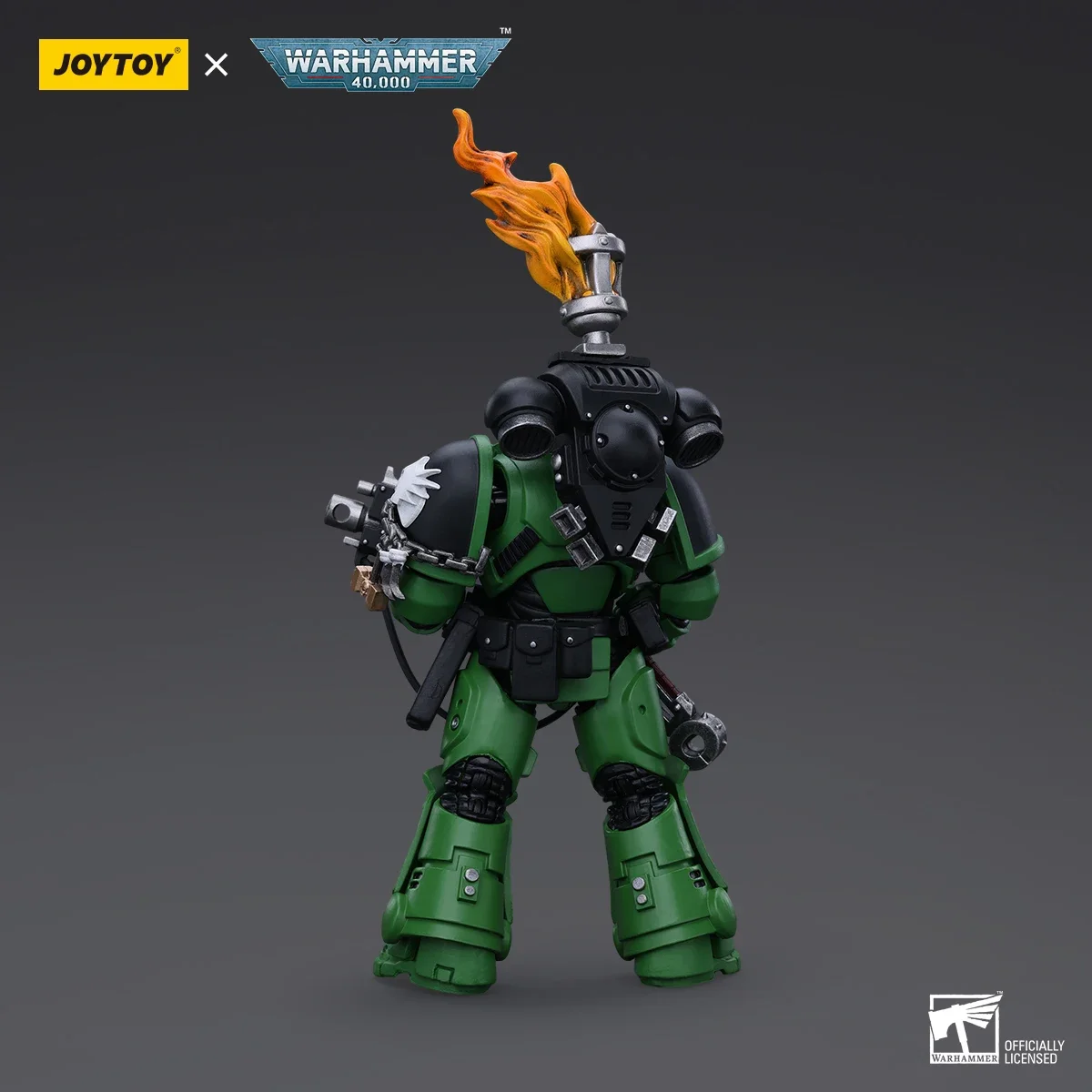 JOYTOY Warhammer 40 K 1/18 ตัวเลขการกระทํา Salamanders Intercessors จ่าสิบเอก Tsek'gan คอลเลกชันอะนิเมะทหารชุดของเล่นเด็กของขวัญ