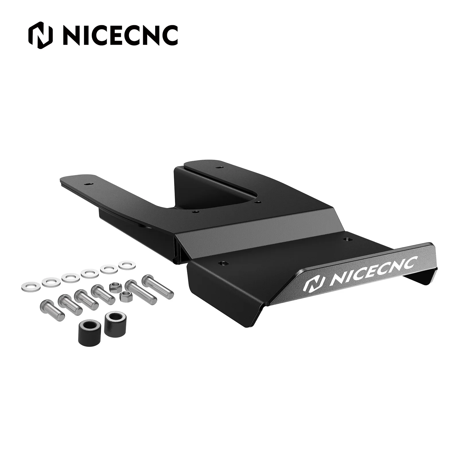 NICECNC ATV-Schwingen-Unterfahrschutz für Yamaha Raptor 700 Raptor 700R YFM700 YFM700R 1PE-F219X-00-00, rostfrei eloxiert – Detail 13