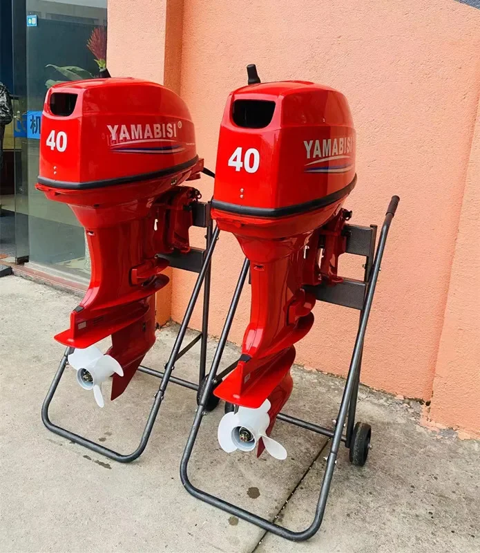 Look Here! 40 Gasoline Boat Motor Engine Marine Outboard Engine