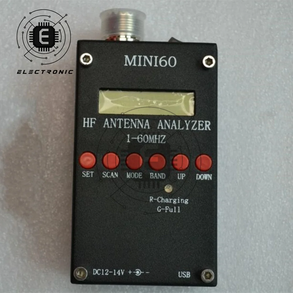 Mini60 Sark100 1-60MHz HF ANT SWR analizator antenowy miernik Tester z aplikacja na androida PC dla Ham Radio Hobbists