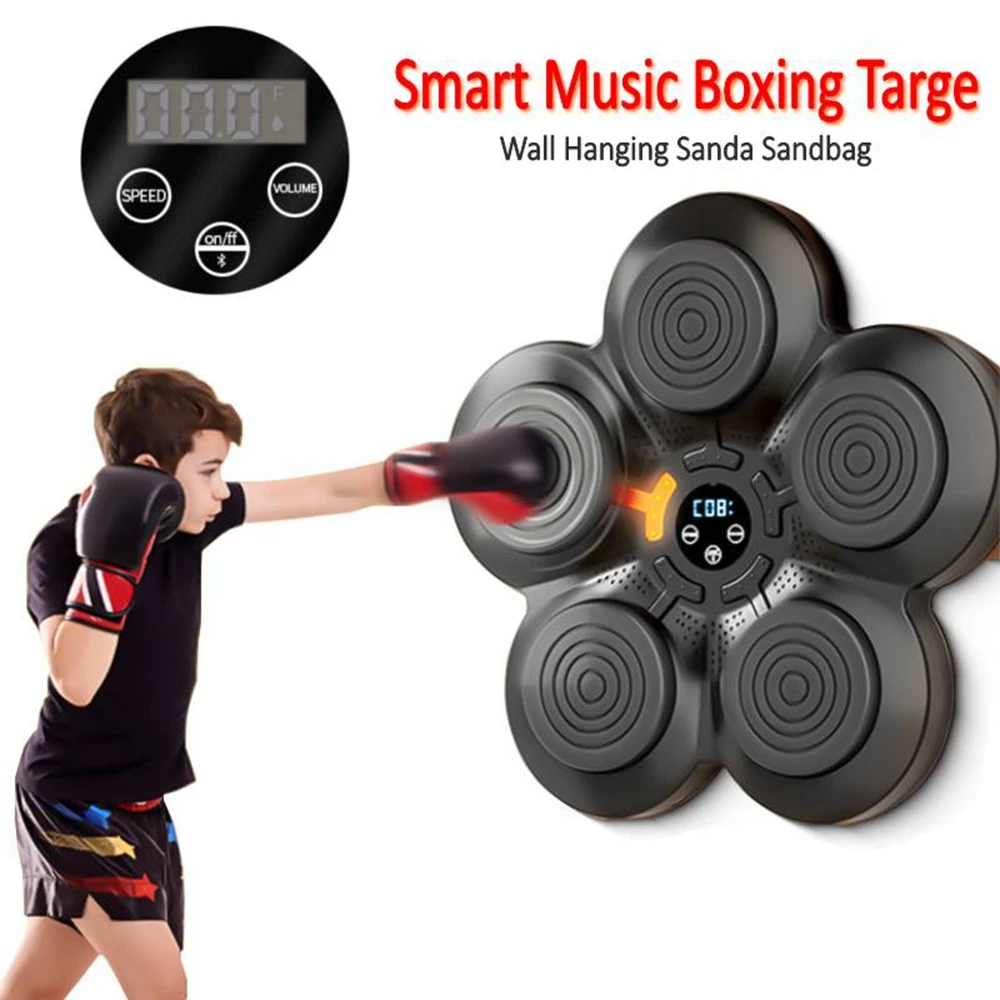 

Smart Music Boxing Machine Wall Target Relaxing Reaction Training Target for Boxing Sports Agility Reaction LED Lighted Sandbag